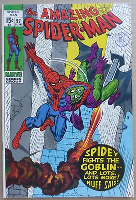 Buy The Amazing Spider-man #97, Great  Green Goblin  Cover And Story, High Grade Vf+ • 148£