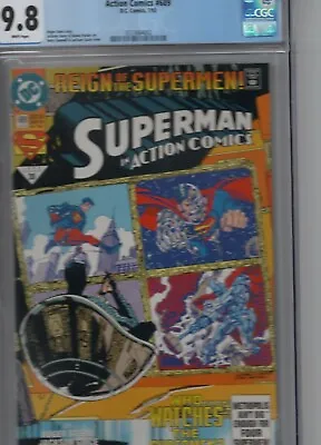 Buy DC COMICS - Superman In Action Comics  #689  July  1993 CGC 9.8. • 235£