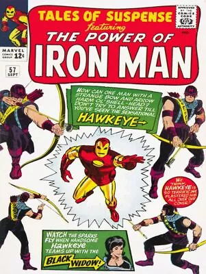 Buy Tales Of Suspense #57 NEW METAL SIGN: 1st Appearance Of Hawkeye - V. Iron Man • 15.79£