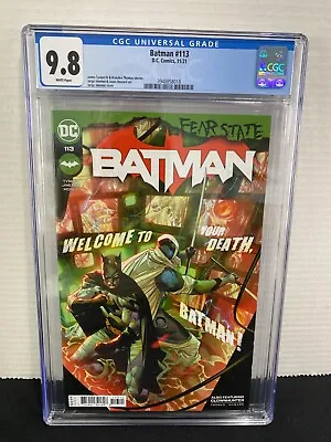 Buy Batman #113 DC COMICS 2021 JORGE JIMENEZ COVER CLOWN HUNTER CGC 9.8 • 31.62£