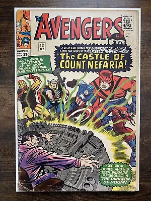 Buy Marvel Comics Avengers #13 Vol 1 1965 1st Appearance Count Nefaria GD/VG • 19.99£