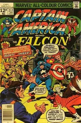 Buy Captain America (Vol 1) # 217 Near Mint (NM) Price VARIANT Marvel Comics BRONZE • 17.99£