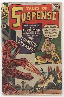 Buy Tales Of Suspense 46 Marvel 1963 GD Iron Man 1st Crimson Dynamo • 95.78£