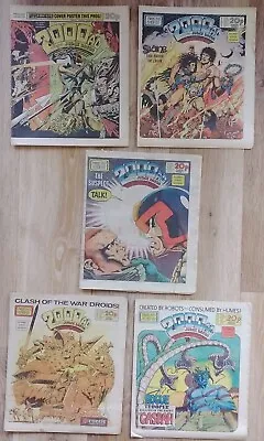 Buy 2000AD Progs 340 To 344: 5 Issues Complete Run. Lot 96 • 4.99£