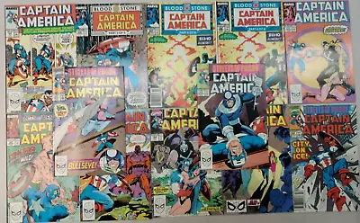 Buy Captain America #355,358,362,362,363,365,368,369,371-374 Marvel 1989/90 Comics • 19.85£