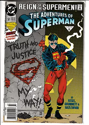Buy The Adventures Of Superman #501  DC Comics  Comic Book • 4.02£