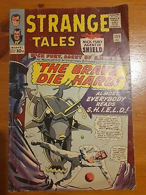 Buy Strange Tales #139 Dec 1965 Good+ 2.5 Nick Fury, Doctor Strange • 9.99£