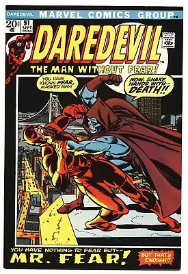 Buy DAREDEVIL #91 G, Gene Colan A, Marvel Comics 1972 Stock Image • 7.91£