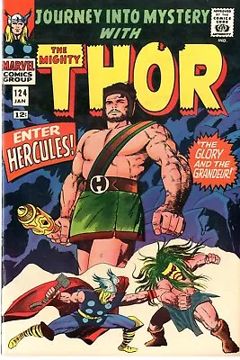 Buy Journey Into Mystery  # 124   VERY FINE-   Jan. 1966.  Early Hercules App.  Thor • 102.91£