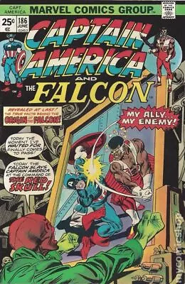 Buy Captain America #186 VG+ 4.5 1975 Stock Image Low Grade • 5.75£