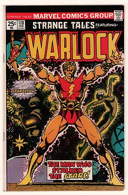 Buy Strange Tales #178, ADAM WARLOCK, JIM STARLIN, Bronze Age Marvel 1975 VG+ • 22.16£