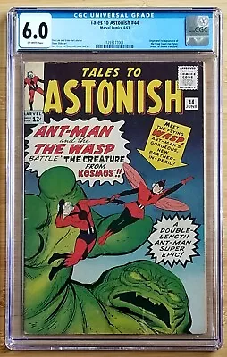 Buy Tales To Astonish #44 1st Wasp Marvel 1963 CGC 6.0 Off-White • 1,125.99£