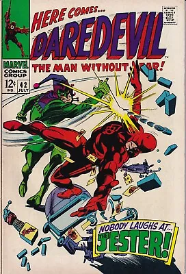 Buy Daredevil 42 - 1st App And Origin Of The Jester - Stan Lee Story 1968 • 43.97£