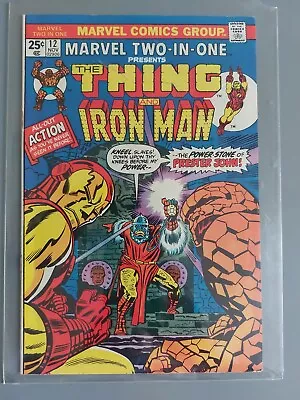 Buy Marvel Two In One #12 The Thing Iron Man Bronze Age Comic 1975  • 4.25£