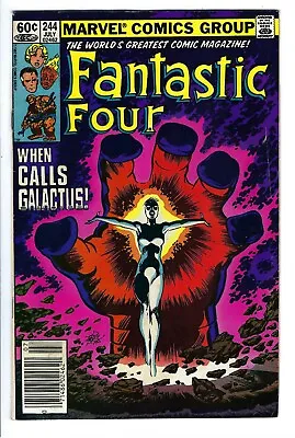 Buy Fantastic Four #244 FN 1982 NEWSSTAND 1ST APPEARANCE FRANKIE RAYE NOVA :) • 22.51£