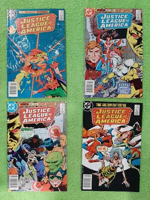 Buy Lot 4 JUSTICE LEAGUE AMERICA 231, 235, 236, 249 All Canadian NM Variants RD4393 • 4.82£