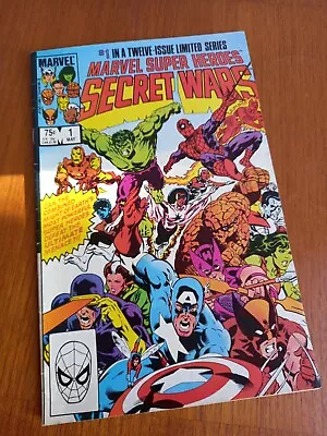 Buy Marvel Super Heroes Secret Wars #1 Blue Galactus Error, 1st Beyonder (1984) • 55£