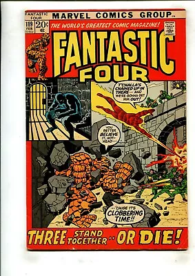 Buy Fantastic Four #119 (5.5/6.0) Black Panther Becomes  Black Leopard !! 1972 • 11.91£