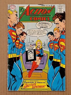Buy Action Comics #366 Supergirl Neal Adams Cover DC 1968 VG • 8.10£