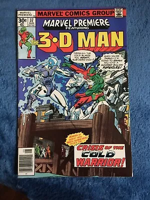 Buy Free P & P; Marvel Premiere #37 (Aug 1977): The 3-D Man, Skrulls! • 4.99£