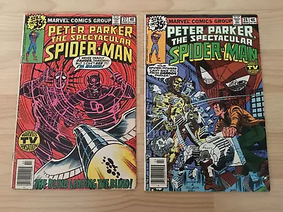 Buy Peter Parker The Spectacular Spider-man 27 + 28 Frank Miller Marvel Comics 1978 • 29.99£