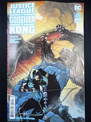 Buy JUSTICE League Vs Godzilla Vs Kong #3   Feb 2024 DC Comic #1RB 1st Print • 5£