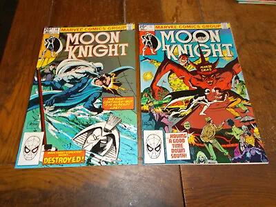 Buy Moon Knight #10, #11 - Marvel 1981 Bronze Age 20p Moench Sienkiewicz Bushman • 11.99£