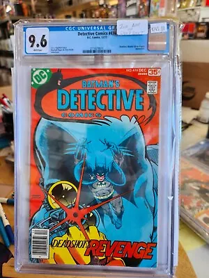 Buy Detective Comics #474 (DC Comics, 1977) 2nd Deadshot -  CGC 9.6 • 197.89£