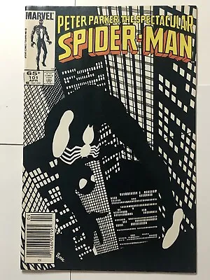 Buy Peter Parker Spectacular Spider-Man #101 Newsstand! Early Negative Space! • 52.04£
