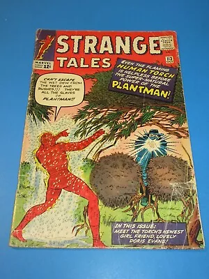 Buy Strange Tales #113 Silver Age Human Torch 1st Plantman G+/GVG Wow • 39.56£