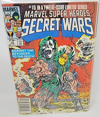 Buy Marvel Super Heroes: Secret Wars #10 Doom Beyonder Fight *1985* Newsstand 7.5 • 26.08£