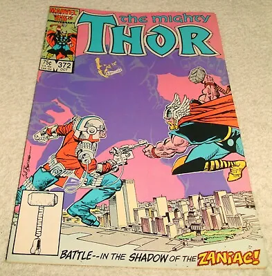 Buy Marvel Comics The Mighty Thor Vol 1 # 372 Vf- • 37.95£