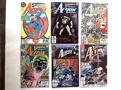 Buy 1989-1990 Superman In Action Comics 643-645,649,654,660, Perez • 17.59£
