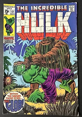 Buy Incredible Hulk #121 7.0 // 1st Appearance & Death Of The Glob Marvel 1969 • 30.78£