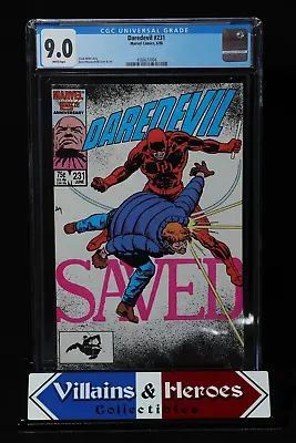 Buy Daredevil #231 ~ CGC 9.0 ~ Frank Miller Story  Born Again  ~ Marvel (1986) • 27.80£