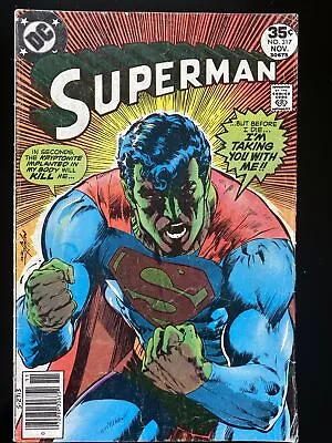 Buy Superman 317  DC Comics 1977  Classic Neal Adams Cover • 27.98£