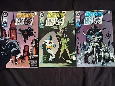 Buy Batman 452 453 454 Dark Knight Dark City 1990 DC Mike Mignola Covers Comic Lot • 14.64£