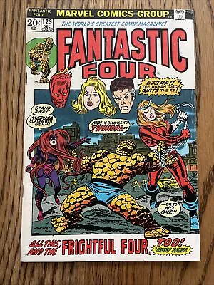 Buy Fantastic Four #129 (Marvel 1972) Buscema, Key 1st Appearance Thundra! • 16.07£