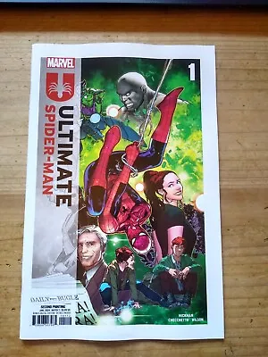 Buy Marvel Comics Ultimate Spider Man 1 Second Print Cover 2024 • 10.99£