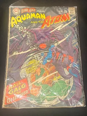 Buy Aquaman & The Atom 12c Sept 1967 No. 73 Superman DC The Brave And The Bold • 19.72£