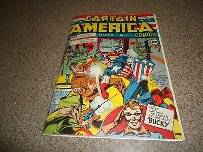 Buy Captain America Comics #1 Photocopy Edition High Grade • 80.42£