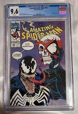 Buy The Amazing Spider-Man 347 CGC 9.6 1991 Venom Appearance • 157.69£