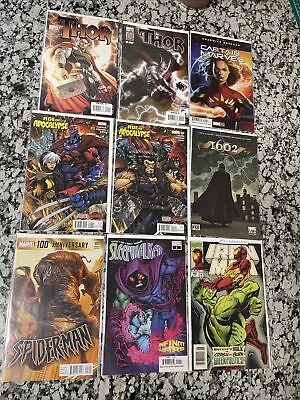 Buy Marvel Comic Book Lot Spiderman Thor 1,2 Iron Man 305 Marvel Age Apocalypse • 17.35£