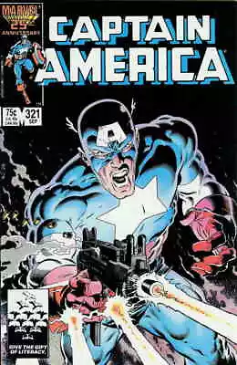 Buy Captain America (1st Series) #321 FN; Marvel | Mark Gruenwald Mike Zeck - We Com • 6.38£
