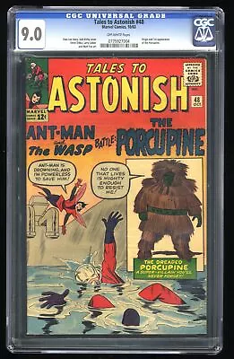 Buy Tales To Astonish #48 CGC VF/NM 9.0 1st Appearance Porcupine! Jack Kirby! • 382.97£