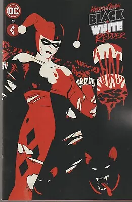 Buy Dc Comics Harley Quinn Black White Redder #3 November 2023 1st Print Nm • 6.75£