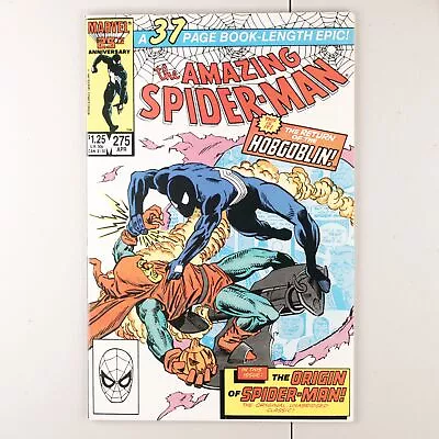 Buy Amazing Spider-Man #275 - Origin Of Spider-Man Retold - High Grade • 9.19£