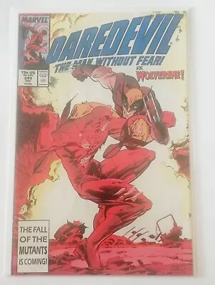 Buy Daredevil #249 December 1987  Wolverine NEAR MINT 9.8    • 7.99£