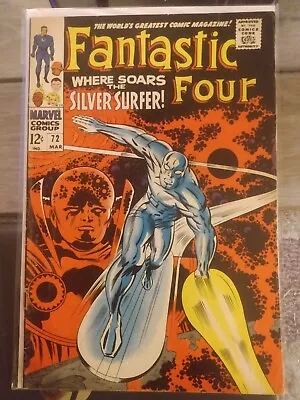 Buy Fantastic Four #72, Marvel Comics 3/68 Silver Surfer & Watcher • 60.05£