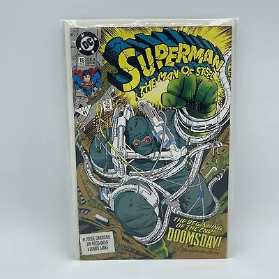 Buy Superman The Man Of Steel #18 1st FULL Appearance DOOMSDAY 1992 DC Comics Direct • 35.52£